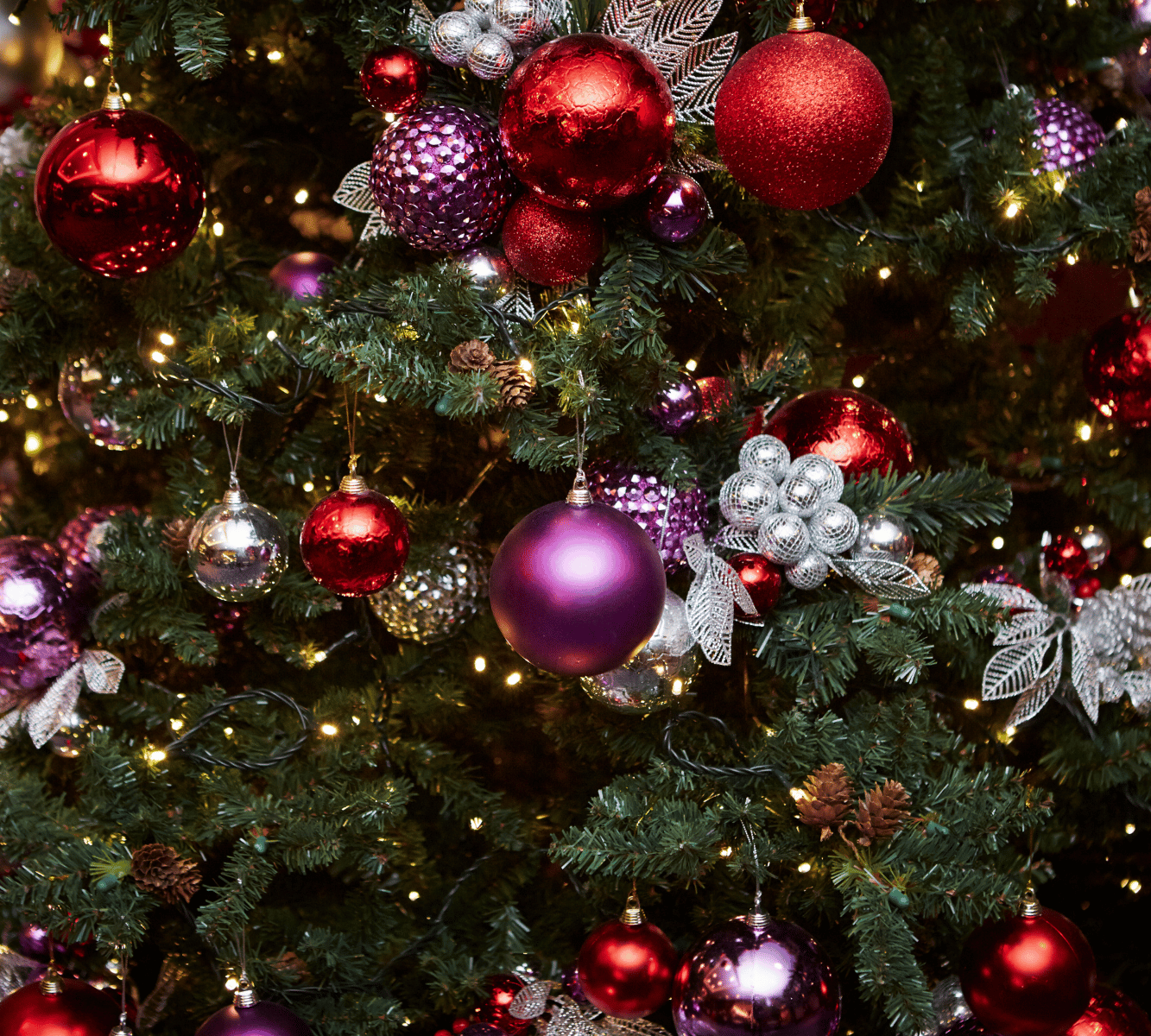Uitbundige kerstversiering Uitbundige kerstversiering