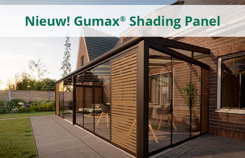 Gumax moderne tuinkamer met lighting system