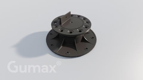 Gumax® terrasdragers 60-87 mm bamboe vlonder (10 stuks)
