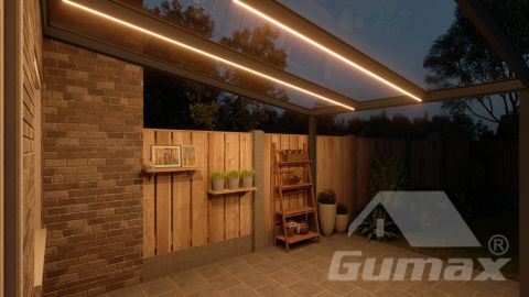 gumax lighting system 3.06m x 4.0m antraciet onder
