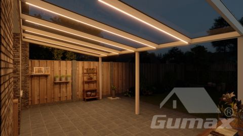 gumax lighting system 6.06m x 3.5m wit onder