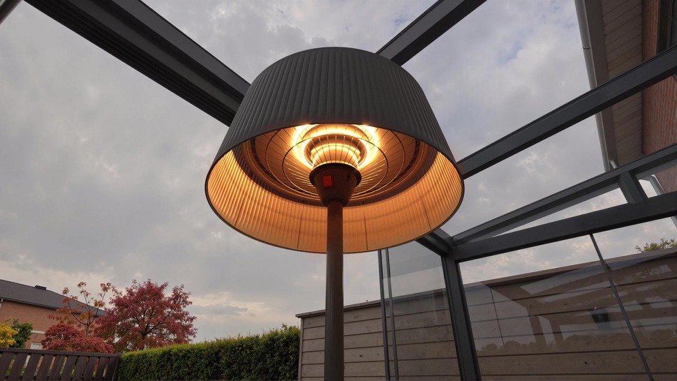 Staande terrasverwarmer